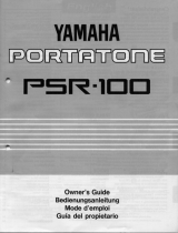 Yamaha PSR-100 Návod k obsluze