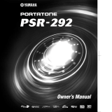 Yamaha Portatone PSR-292 Uživatelský manuál