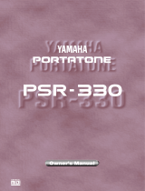 Yamaha PortaTone PSR-330 Návod k obsluze