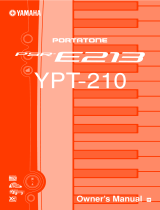 Yamaha PSR-E213- YPT-210 Návod k obsluze