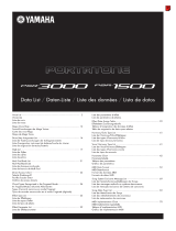 Yamaha PSR-3000 list