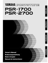 Yamaha PortaTone PSR-2700 Návod k obsluze