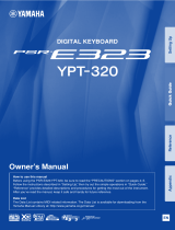 Yamaha YPT-320 Návod k obsluze
