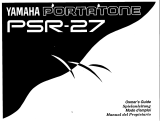 Yamaha PSR-27 Návod k obsluze