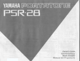 Yamaha PSR-28 Návod k obsluze