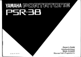 Yamaha PSR-38 Návod k obsluze