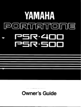 Yamaha SA500 Návod k obsluze