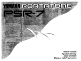 Yamaha Portatone PSR-7 Návod k obsluze