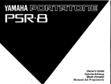 Yamaha PSR-8 Návod k obsluze