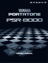 Yamaha PSR8000 Uživatelský manuál