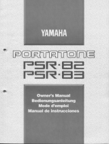 Yamaha PSR-83 Návod k obsluze