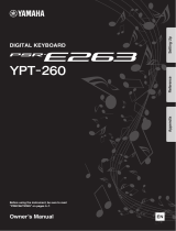 Yamaha YPT-260 Návod k obsluze