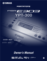 Yamaha YPT 300 - Full Size Enhanced Teaching System Music Keyboard Uživatelský manuál