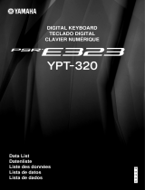 Yamaha PSR-E323 list
