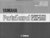 Yamaha PSS-160 Návod k obsluze
