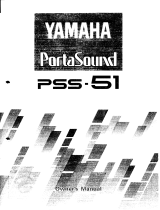Yamaha PSS-51 Návod k obsluze