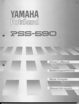 Yamaha PSS-590 Návod k obsluze