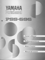 Yamaha PSS-595 Návod k obsluze