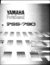 Yamaha PSS-790 Návod k obsluze