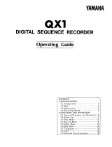 Yamaha QX1 Uživatelská příručka
