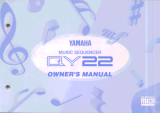 Yamaha QY22 Uživatelský manuál