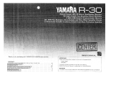 Yamaha R-30 Návod k obsluze