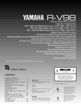 Yamaha R-5 Uživatelský manuál