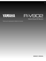 Yamaha R-V902 Uživatelský manuál