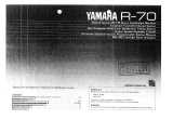 Yamaha R-70 Návod k obsluze