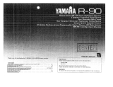 Yamaha R-90 Návod k obsluze