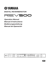 Yamaha REV500 Návod k obsluze