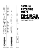 Yamaha RM2408 Návod k obsluze