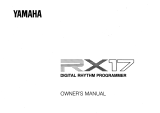 Yamaha RX17 Návod k obsluze