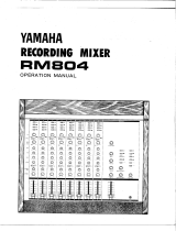 Yamaha RM804 Návod k obsluze
