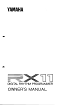 Yamaha RX11 Návod k obsluze