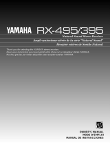 Yamaha RX-395 Uživatelský manuál