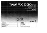 Yamaha RX-530 Návod k obsluze