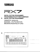 Yamaha RX7 Návod k obsluze