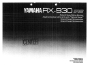 Yamaha RX-930 Návod k obsluze