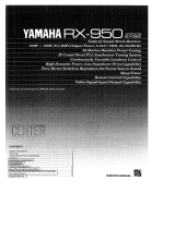 Yamaha RX-950 Návod k obsluze