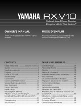 Yamaha RX-V10 Uživatelský manuál
