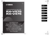 Yamaha RX-V475 Návod k obsluze
