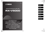 Yamaha RX-V500D Návod k obsluze