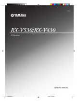 Yamaha RX-V530/RX-V430 Uživatelský manuál