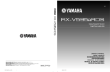 Yamaha RX-V595aRDS Uživatelský manuál