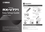 Yamaha RX-V771 instalační příručka