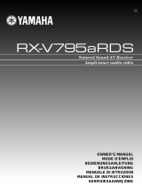 Yamaha RX-V795aRDS Uživatelský manuál