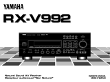 Yamaha RX-V992 Návod k obsluze