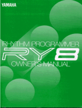Yamaha RY8 Uživatelský manuál