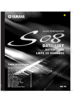 Yamaha S08 list